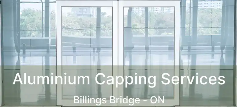  Aluminium Capping Services Billings Bridge - ON