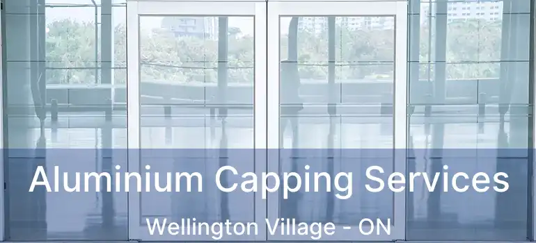  Aluminium Capping Services Wellington Village - ON