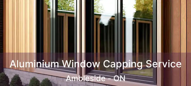  Aluminium Window Capping Service Ambleside - ON