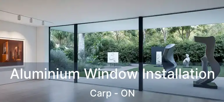  Aluminium Window Installation Carp - ON