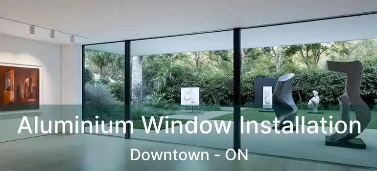  Aluminium Window Installation Downtown - ON