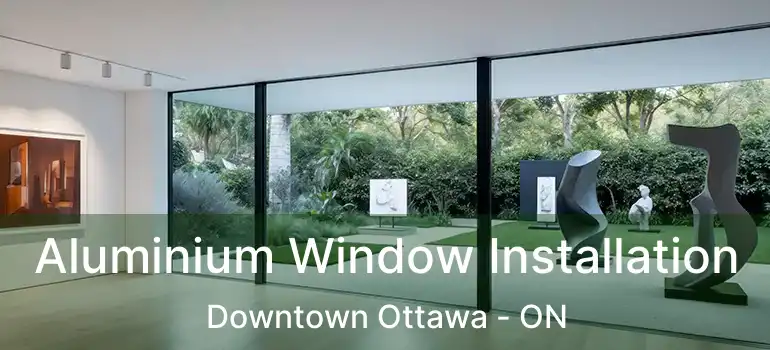  Aluminium Window Installation Downtown Ottawa - ON