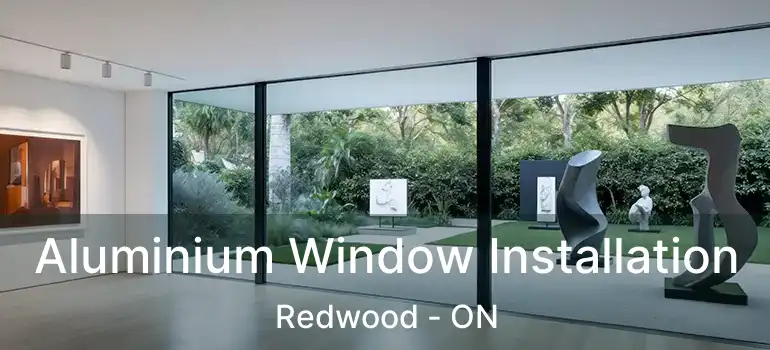  Aluminium Window Installation Redwood - ON