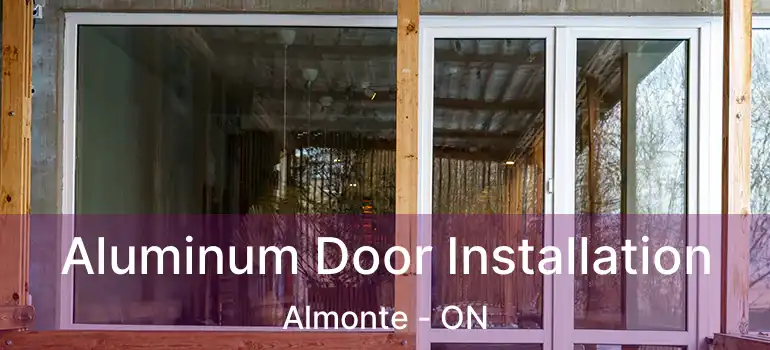  Aluminum Door Installation Almonte - ON