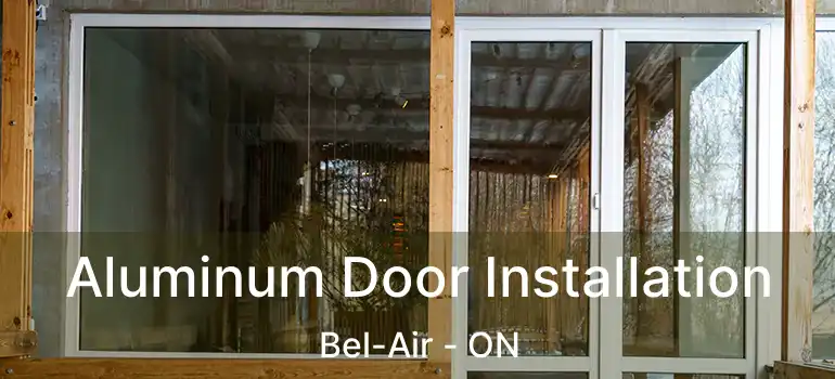  Aluminum Door Installation Bel-Air - ON