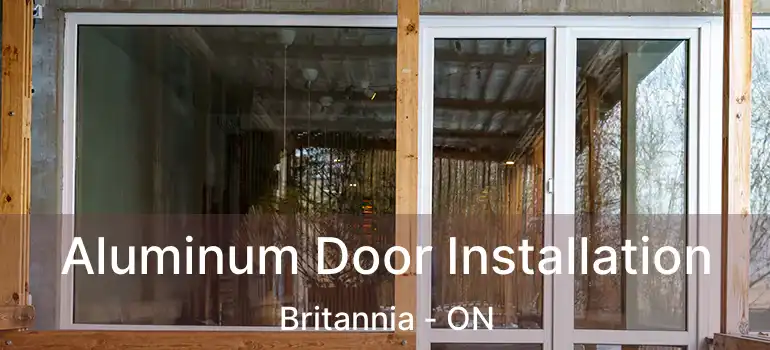  Aluminum Door Installation Britannia - ON