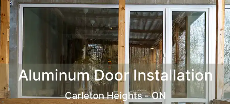  Aluminum Door Installation Carleton Heights - ON