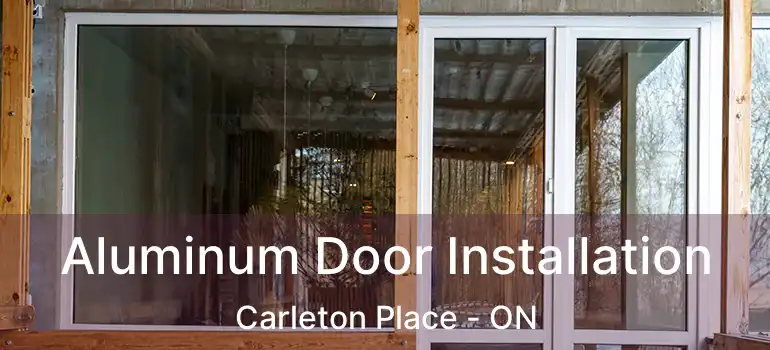  Aluminum Door Installation Carleton Place - ON