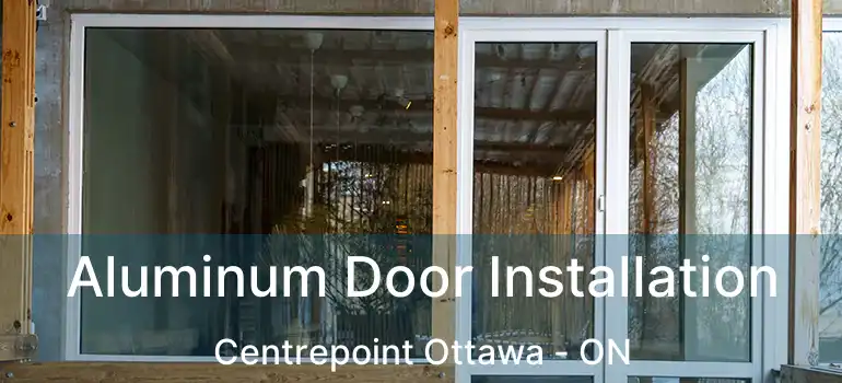  Aluminum Door Installation Centrepoint Ottawa - ON