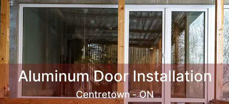  Aluminum Door Installation Centretown - ON