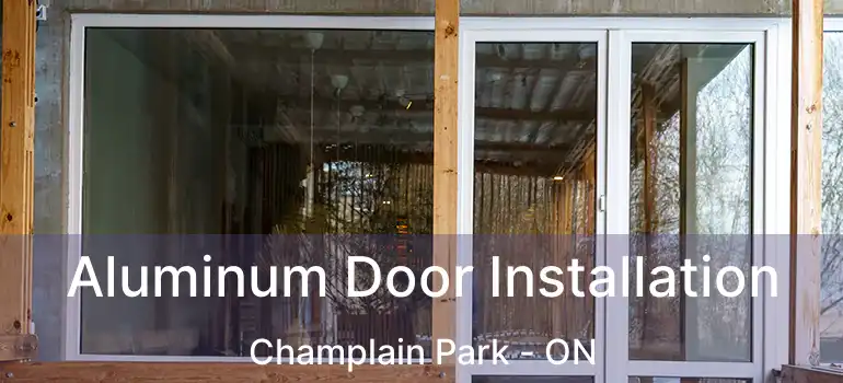  Aluminum Door Installation Champlain Park - ON