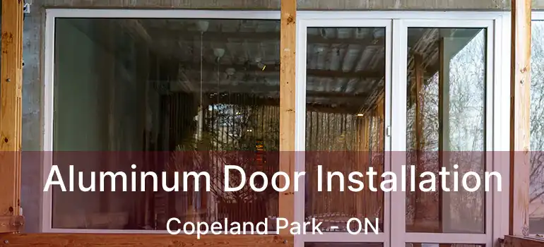  Aluminum Door Installation Copeland Park - ON