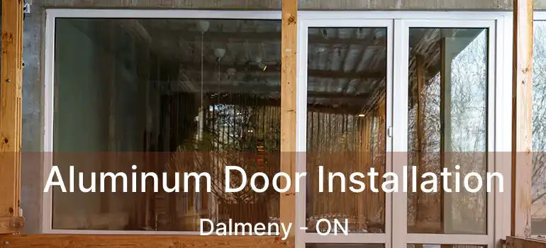  Aluminum Door Installation Dalmeny - ON