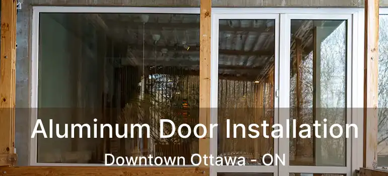  Aluminum Door Installation Downtown Ottawa - ON