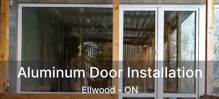  Aluminum Door Installation Ellwood - ON