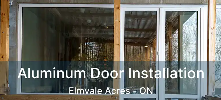  Aluminum Door Installation Elmvale Acres - ON