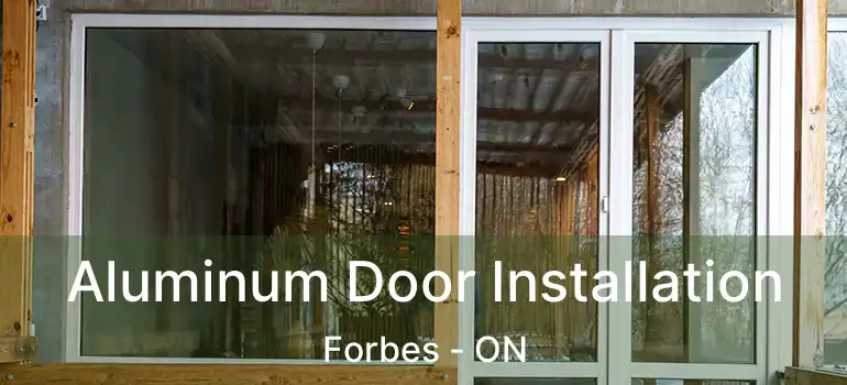  Aluminum Door Installation Forbes - ON