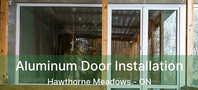  Aluminum Door Installation Hawthorne Meadows - ON