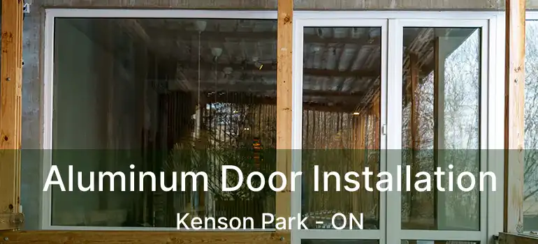  Aluminum Door Installation Kenson Park - ON