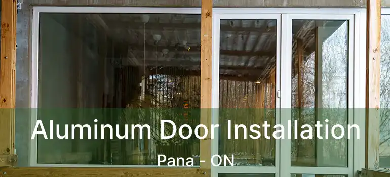  Aluminum Door Installation Pana - ON