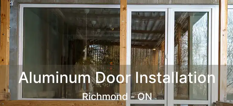  Aluminum Door Installation Richmond - ON