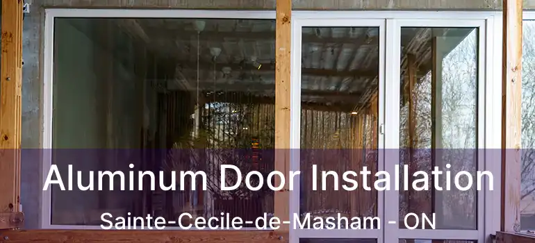  Aluminum Door Installation Sainte-Cecile-de-Masham - ON