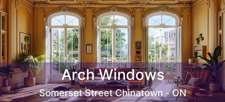  Arch Windows Somerset Street Chinatown - ON