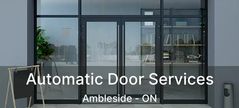  Automatic Door Services Ambleside - ON