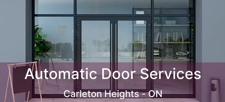  Automatic Door Services Carleton Heights - ON