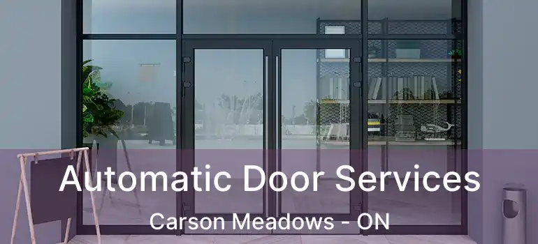  Automatic Door Services Carson Meadows - ON