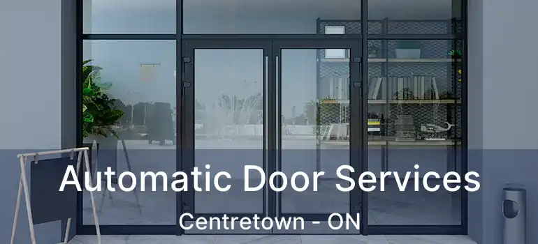  Automatic Door Services Centretown - ON