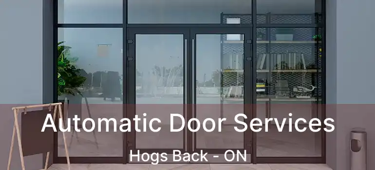  Automatic Door Services Hogs Back - ON