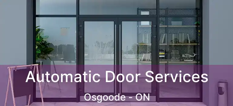  Automatic Door Services Osgoode - ON