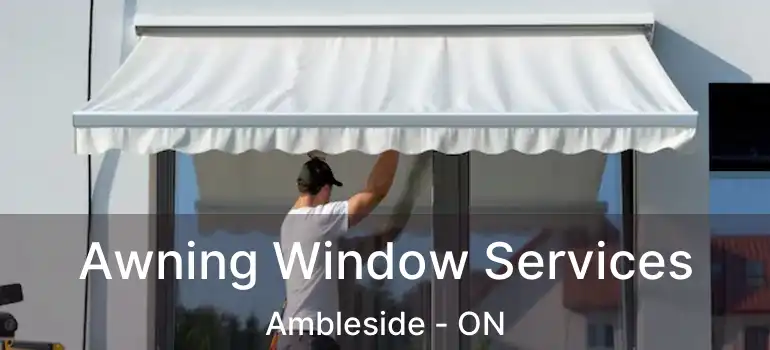  Awning Window Services Ambleside - ON