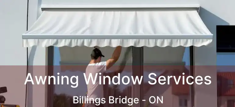  Awning Window Services Billings Bridge - ON