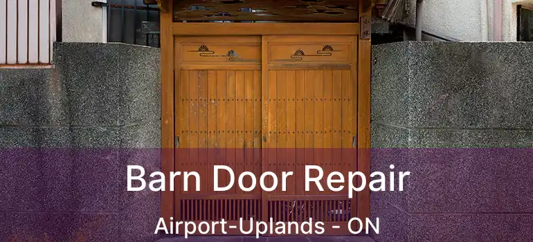  Barn Door Repair Airport-Uplands - ON