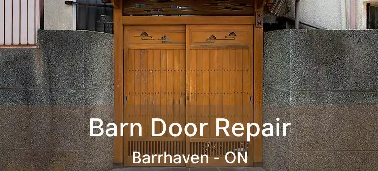  Barn Door Repair Barrhaven - ON