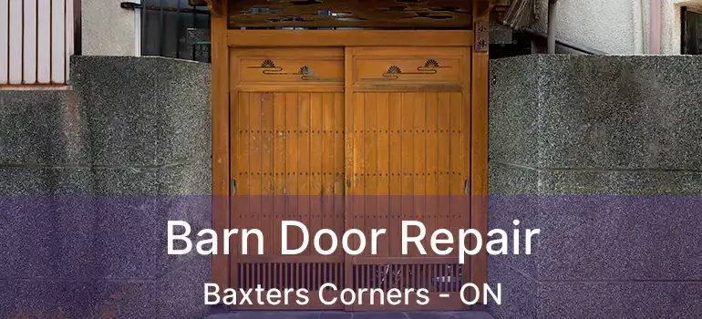  Barn Door Repair Baxters Corners - ON