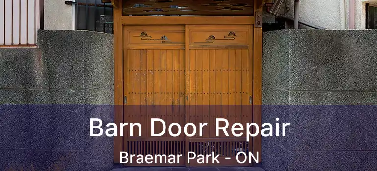  Barn Door Repair Braemar Park - ON