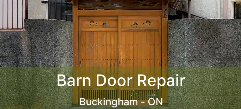  Barn Door Repair Buckingham - ON