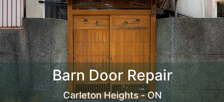  Barn Door Repair Carleton Heights - ON