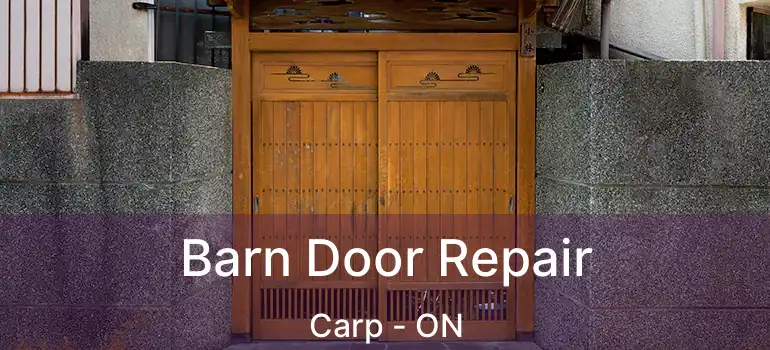  Barn Door Repair Carp - ON