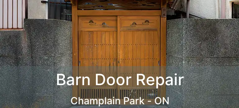  Barn Door Repair Champlain Park - ON