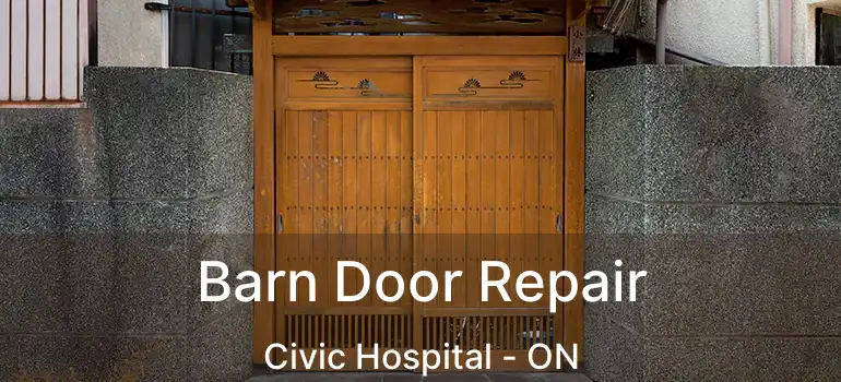  Barn Door Repair Civic Hospital - ON