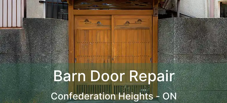  Barn Door Repair Confederation Heights - ON