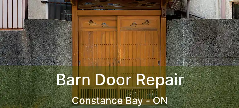  Barn Door Repair Constance Bay - ON