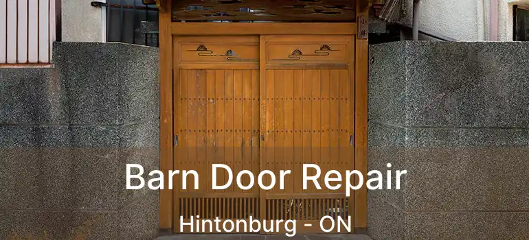  Barn Door Repair Hintonburg - ON