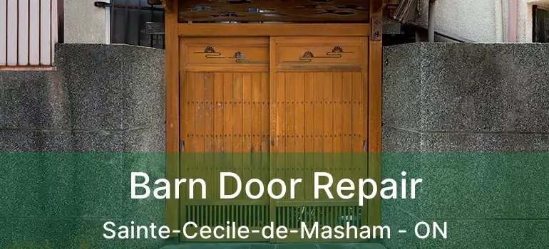  Barn Door Repair Sainte-Cecile-de-Masham - ON