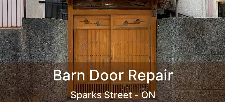  Barn Door Repair Sparks Street - ON