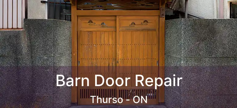  Barn Door Repair Thurso - ON